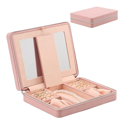 ピンクのジュエリーケース